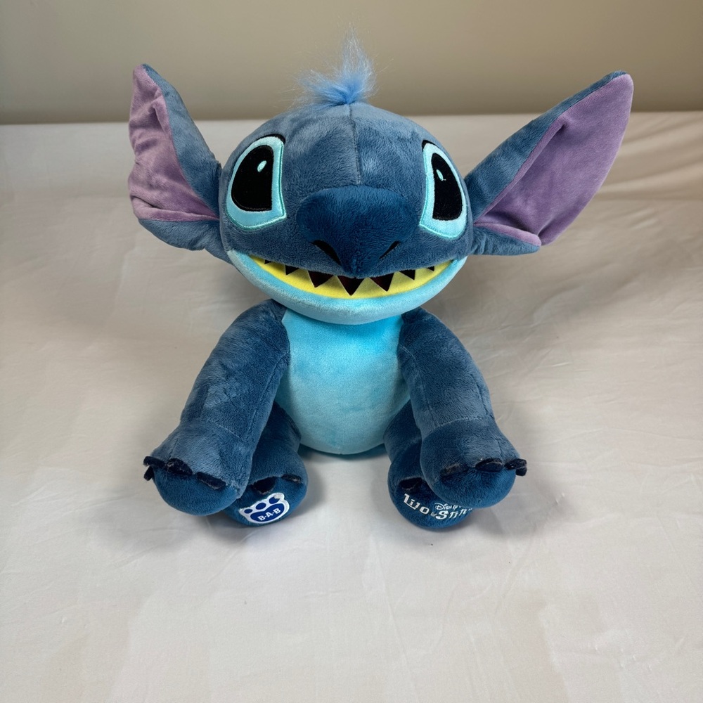 Build-A-Bear Stitch Plush - Blue and Purple